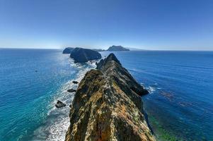 visie van inspiratie punt, anacapa eiland, Californië in kanaal eilanden nationaal park. foto