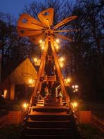 Kerstmis markt in een Duitse dorp foto