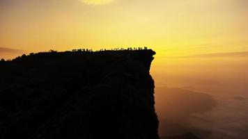 visie van phu Chee fah berg Bij Chiang rai, Thailand foto