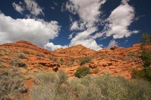 rood rotsen van Utah foto