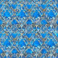 blauw geometrisch patroon foto