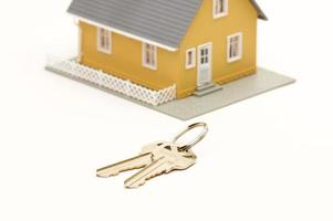 sleutels en huis foto