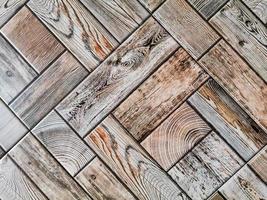 oud natuurlijk lang houten planken structuur foto