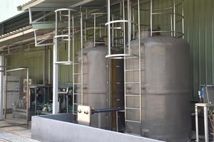 water tanks voor productie processen foto