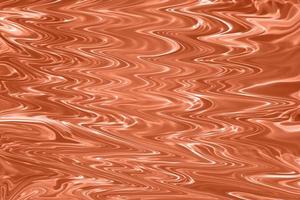 onscherp wazig transparant oranje gekleurde Doorzichtig kalmte water oppervlakte structuur met spatten en bubbels. modieus abstract natuur achtergrond. water golven in zonlicht met kopiëren ruimte. rood water schijnen foto