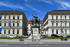 monument herhalen van koning ludwig ik van Beieren, welke is gelegen Bij de odeosplatz in München, duitsland. foto