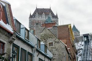 oud stad - Quebec stad, Canada foto