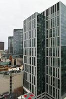 antenne visie van de Boston horizon van Chinatown in massachusetts, 2022 foto
