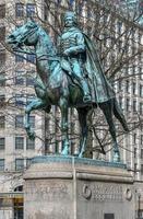 Pulaski standbeeld Bij vrijheid plein in Washington, gelijkstroom foto