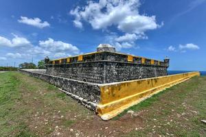 fort van san Jose el alt, een Spaans koloniaal fort in kampeche, Mexico. foto