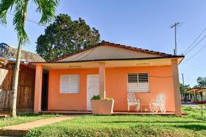 typisch huis in de landbouw stad- van vinales, Cuba, 2022 foto