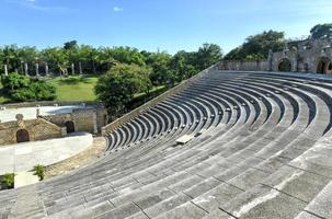 amfitheater, alten de chavon, la romana, dominicaans republiek foto