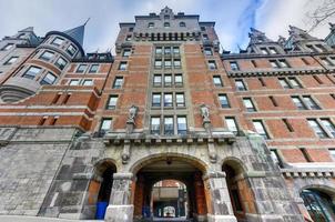 kasteel frontenac - Quebec stad, Canada foto