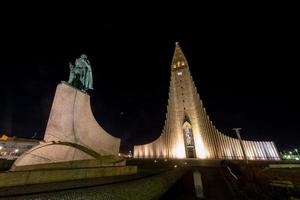 hallgrimskirkja kathedraal in reykjavik , IJsland, 2022 foto