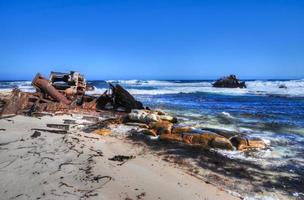 schipbreuk - kaap van mooi zo hoop - zuiden Afrika foto