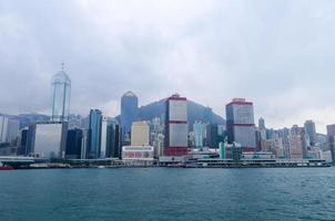 skyline van hong kong foto