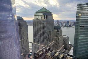 wereld financieel centrum - nieuw york foto