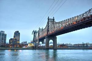 queensboro brug van Manhattan, ny foto