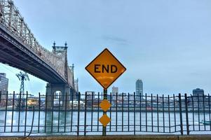 queensboro brug van Manhattan, ny foto