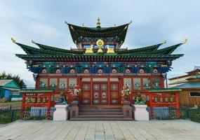 ivolginsky datsan, boeddhistisch klooster, Rusland foto