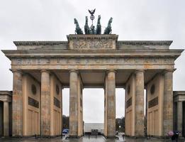 Brandenburg poort - berlijn, Duitsland foto