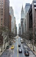 visie langs 42e straat, Manhattan foto