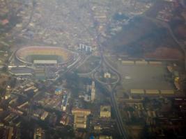 antenne visie van onafhankelijkheid plein - accra, Ghana foto