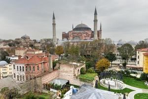hagia sophia moskee - Istanbul, kalkoen foto