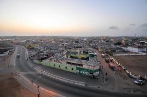 panoramisch visie van accra, Ghana foto