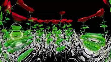 breed blad botanisch digitaal renderen foto