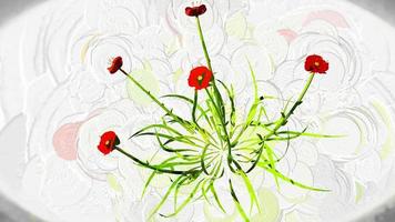 abstract bloemen botanisch digitaal illustratie foto