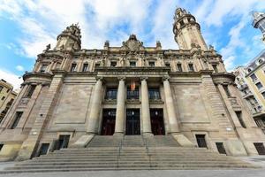 post en telegraaf gebouw in Barcelona, Catalonië, Spanje foto