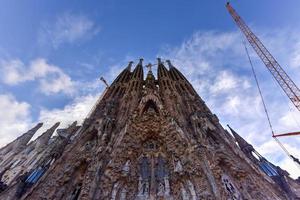 basiliek tempel boetedoening de la sagrada familia in Barcelona, Spanje, 2022 foto