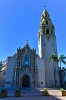 san van diego balboa park klok toren in san Diego Californië foto