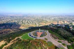 beton kruis Aan monteren soledad in la jolla, san diego, Californië. foto