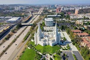 de kerk van Jezus Christus van laatste dagen heiligen tempel in san diego, Californië, 2022 foto