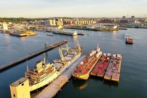 de rood haak graan terminal in de rood haak buurt van brooklyn, nieuw york. foto