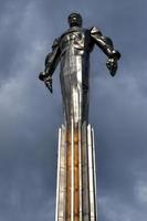 yuri gagarin monument Aan gagarin plein in Moskou Rusland, 2022 foto