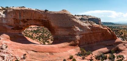 antenne visie van de bogen nationaal park in Arizona, Verenigde Staten van Amerika. foto