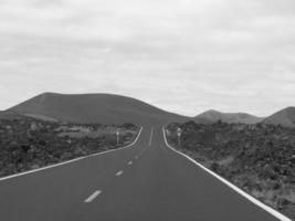 het eiland lanzarote foto