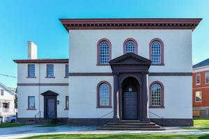 toer synagoge, Amerika's oudste synagoge, in nieuwpoort, Rhode eiland. foto