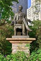 William seward standbeeld in nieuw york, 2022 foto