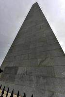 de bunker heuvel monument, Aan bunker heuvel, in charlestown, Boston, massachusetts. foto