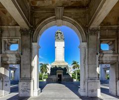 Jose miguel gomez monument in Laan van de presidenten, havanna, Cuba, 2022 foto