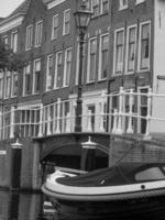 de stad van Leiden in de Nederland foto