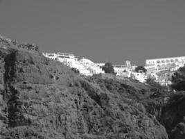 de Grieks eiland Santorini foto