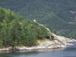 in de Noors fjorden foto