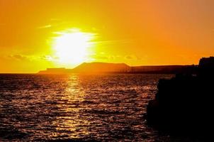 visie van de lucht gedurende zonsondergang foto