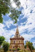 wat Chalong of wat chaitaram tempel foto