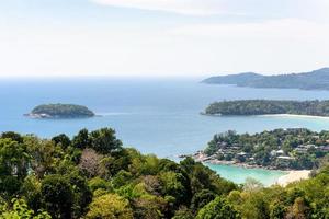 hoed kata Karon gezichtspunt in phuket eiland foto